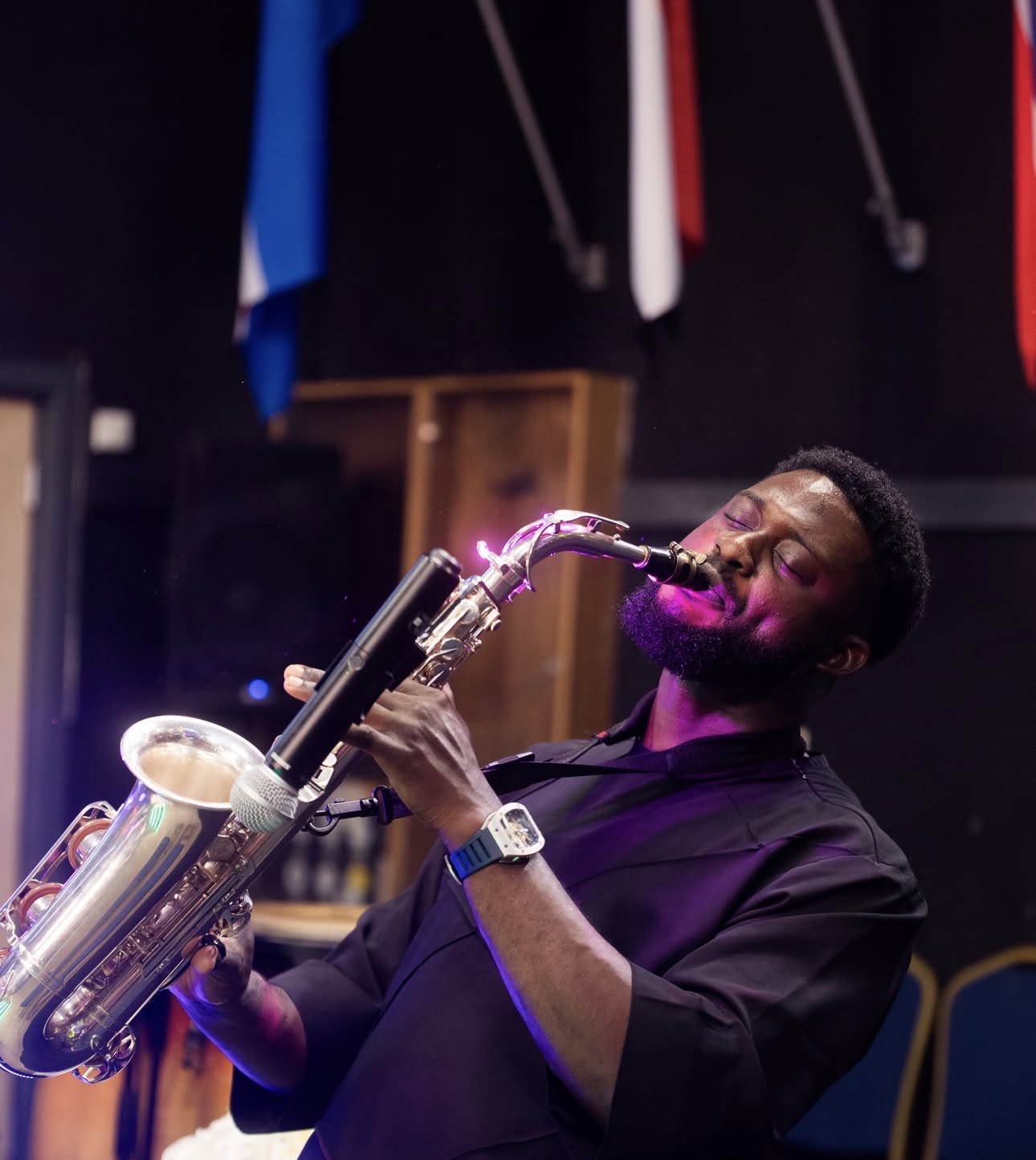 Live saxophonist
